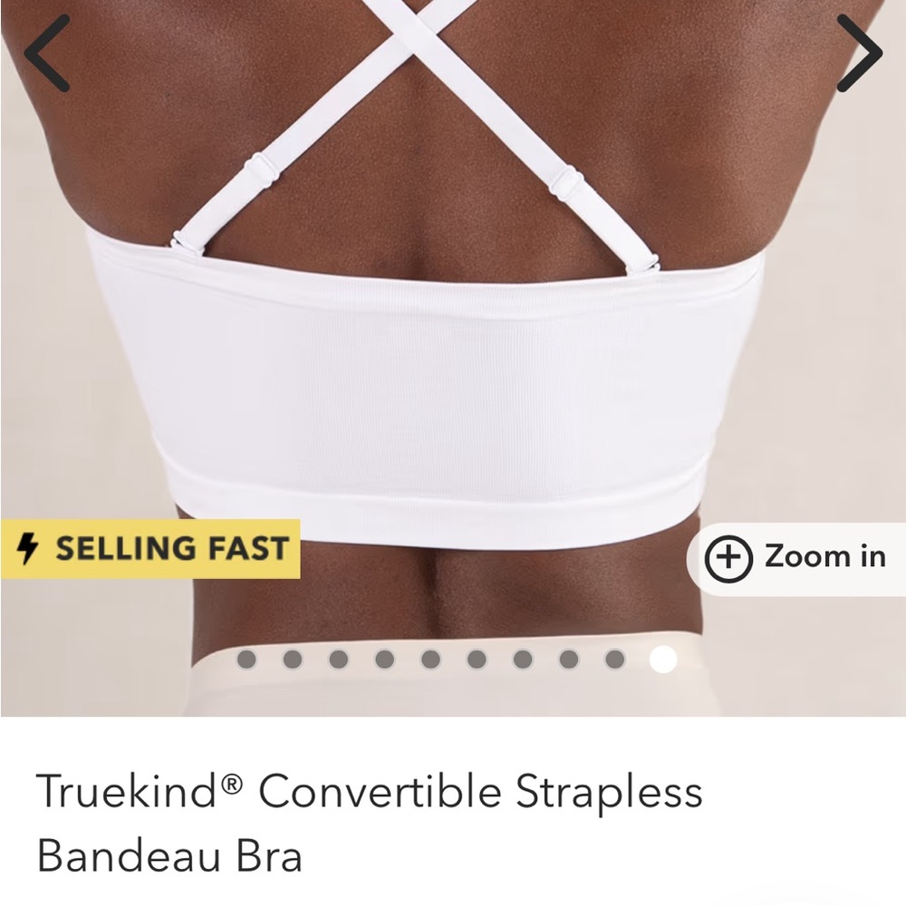 Shapermint Pink Convertible Bandeau Intimates - Picture 3 of 4